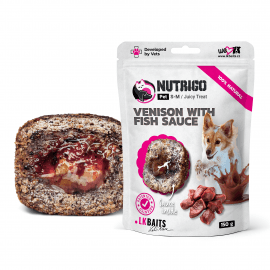 LK Baits Pet Nutrigo Treat Venison with Fish Sauce функциональное лакомство для собак ОЛЕНИНА и РЫБНЫЙ СОУС