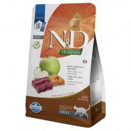 Farmina (Фармина) N&D Grain Free Pumpkin, Venison & Apple беззерновой корм для кошек ТЫКВА, ОЛЕНИНА и ЯБЛОКИ