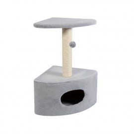 Природа Д11У кутова кігтеточка-будиночок для кота, сірий