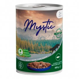 Mystic Cat Sea Bass Jelly влажный корм для кошек, кусочки в желе МОРСКОЙ ОКУНЬ