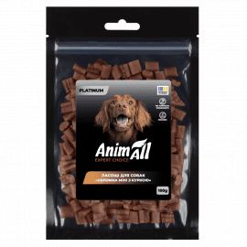 AnimAll Platinum лакомство для собак СОЛОМКА МИНИ С КУРИЦЕЙ