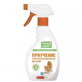 Apicenna (Апиценна) УМНЫЙ СПРЕЙ приучение к когтеточке и местам для игр кошек