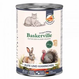 Baskerville Holistic Kitten & Mother консервы для котят и кошек в период лактации ИНДЕЙКА и КРОЛИК