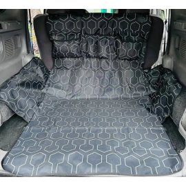 Senful Водонепроницаемый чехол для собак в машину, шестиугольники, черный