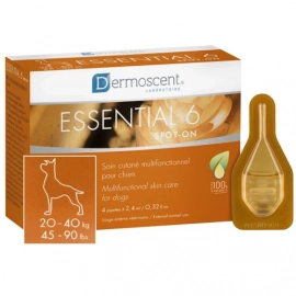 Dermoscent (Дермосент) Essential 6 spot-on - Засіб для догляду за шкірою та шерстю собак вагою від 20 до 40 кг