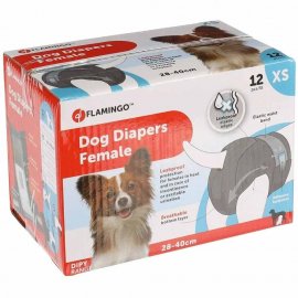 Flamingo Dog Diapers Female одноразовые подгузники для собак (сук)