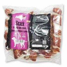 AnimAll Snack жевательное лакомство для собак СПИРАЛЬКИ С УТКОЙ