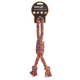AnimAll Fun игрушка-канат для собак БОЧКА С ПЕТЛЕЙ