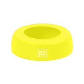 Collar WAUDOG силіконова миска непроливайка для собак, ЖОВТИЙ
