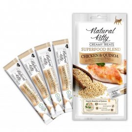 Natural Kitty Creamy Treats Chicken & Quinoa крем-снеки для кошек КУРИЦА И КИНОА