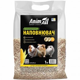 AnimAll кукурузный наполнитель для грызунов