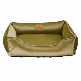 Harley & Cho DREAMER VELOUR OLIVE лежак для собак (велюр), оливковий