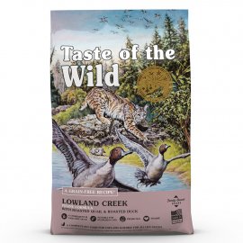 Taste of the Wild LOWLAND CREEK FELINE RECIPE беззерновий корм для кішок зі смаженим перепелом та качкою