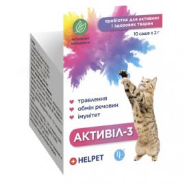 Ветсинтез Helpet Активил-3 пробиотик для кошек