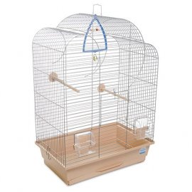 Природа Воля - Клетка для мелких декоративных птиц хромированное покрытие, хром/бежевый
