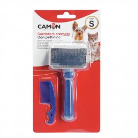 Camon (Камон) Щетка-пуходёрка с расческой для кошек и собак