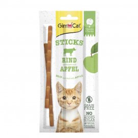 Gimcat Superfood Duo Sticks BEEF & APPLE (ДУО СТІКС яловичина та яблуко) ласощі для котів, 3 шт