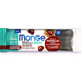 Monge Dog Gift Sensitive Digestion Adult Lamb & Chestnut лакомство для собак с чувствительным пищеварением, батончик ЯГНЕНОК и КАШТАНЫ