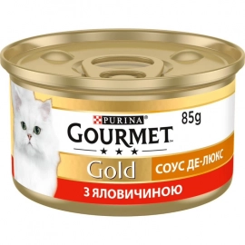 Gourmet Gold (Гурме Голд) кусочки в соусе Де-Люкс с говядиной