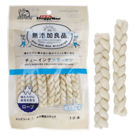 DoggyMan (ДоггіМен) Collagen Gum Twist жувальні ласощі для собак КОСИЧКА З КОЛАГЕНОМ