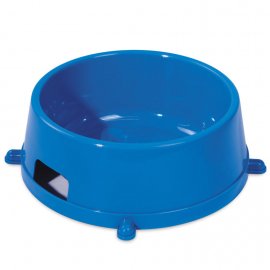 Природа Миска пластикова круглая для собак і котів, синя