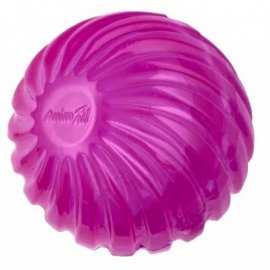 AnimAll Fun игрушка с пищалкой для собак и кошек МЯЧ С ВОЛНАМИ, фиолетовый