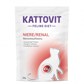 Kattovit Veterinary Niere Renal ухий лікувальний корм для котів із захворюваннями нирок ПТИЦЯ