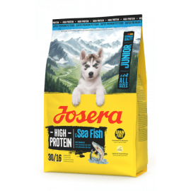 Josera High Protein Junior сухой беззерновой высокопротеиновый корм для щенков с повышенной активностью МОРСКАЯ РЫБА