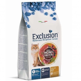 Exclusion (Эксклюжн) Cat Sterilized Beef сухой монопротеиновый корм для стерилизованных котов, ГОВЯДИНА