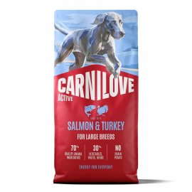 Carnilove Active Large Breed Salmon & Turkey сухий беззерновий корм для собак великих порід ЛОСОСЬ та ІНДИЧКА