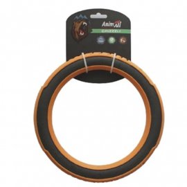 AnimAll GrizZzly игрушка для собак СУПЕР-КОЛЬЦО, оранжевый/черный