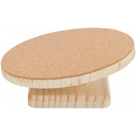 Trixie RUNNING DISC біговий диск для дегу та великих хом'яків, дерево/пробка (60817)