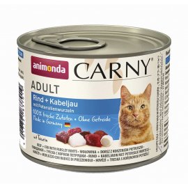 Animonda (Анимонда) Carny Adult Beef & Codfish with Parsley roots влажный корм для кошек ГОВЯДИНА, ТРЕСКА И КОРЕНЬ ПЕТРУШКИ