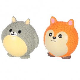 Flamingo Bolka Chinchilla Fox латексна іграшка з пищалкою для собак