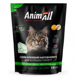 AnimAll Green Emerald cиликагелевый наполнитель для кошачьего туалета ЗЕЛЕНЫЙ ИЗУМРУД