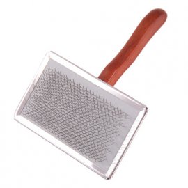 DezynaDog Firm Flat Slicker Large щетка-пуходерка для щенков