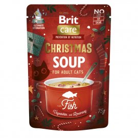 Brit Care Christmas Fish Soup влажный корм для кошек РОЖДЕСТВЕНСКИЙ СУП С РЫБОЙ