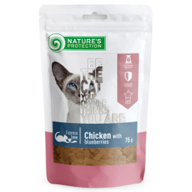 Natures Protection (Нейчез Протекшин) Snack For Cats With Chicken And Blueberries  ласощі для котів КУРКА З ЖУРАВЛИНОЮ