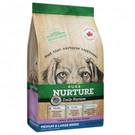 Pure Nurture Daily Nurture Adult Medium & Large Turkey & Barley сухой корм для собак средних и больших пород ИНДЕЙКА и ЯЧМЕНЬ