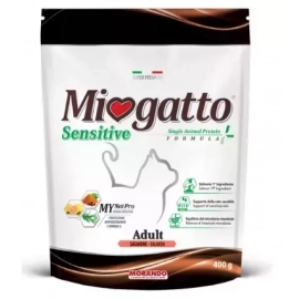 Morando MioGatto (Морандо Миогатто) Sensitive Monoprotein сухой монопротеиновый корм для кошек С ЛОСОСЕМ