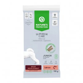 Natures Protection (Нейчез Протекшин) Superior Care Brain Development беззернові ласощі для молодих собак з білою шерсттю ЛОСОСЬ