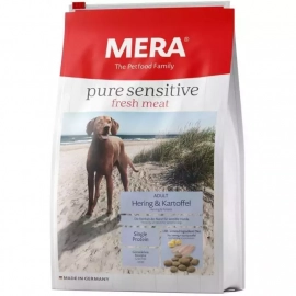 Mera (Мера) Pure Sensitive Fresh Meat Adult Hering & Kartoffel сухий беззерновий корм для дорослих собак ОСЕЛЕДЕЦЬ та КАРТОПЛЯ
