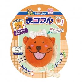 DoggyMan Decorated Lion м'яка іграшка з пищалкою для собак ЛЕВ З ДЕКОРОМ