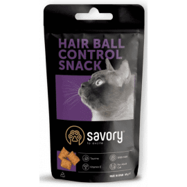 Savory (Сейвори) CATS SNACKS PILLOWS HAIR BALL CONTROL лакомство для контроля образования шерстяных комков у кошек