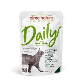 Almo Nature Daily VEAL & LAMB консервы для кошек ТЕЛЯТИНА И ЯГНЕНОК