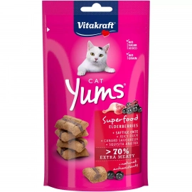 Vitakraft (Витакрафт) Cat Yums Duck & Elderberry лакомство для кошек УТКА и БУЗИНА