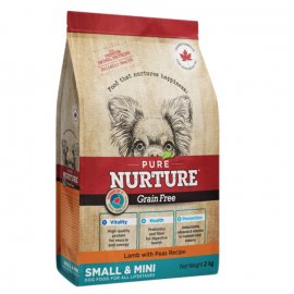 Pure Nurture Grain Free Adult Small & Mini Lamb & Peas сухий беззерновий корм для собак малих порід ЯГНЯ та ГОРОХ