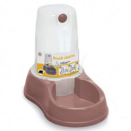 Stefanplast (Стефанпласт) Break reserve Water напувалка автоматична для котів та собак, коричнево-рожевий