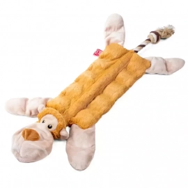 GiGwi (Гигви) Catch&Fetch ОБЕЗЬЯНА игрушка для собак с пищалками, 34 см