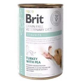 Brit Veterinary Diets Dog Grain Free Struvite Turkey & Peas консерви для собак при сечокам'яній хворобі ІНДИЧКА та ГОРОХ
